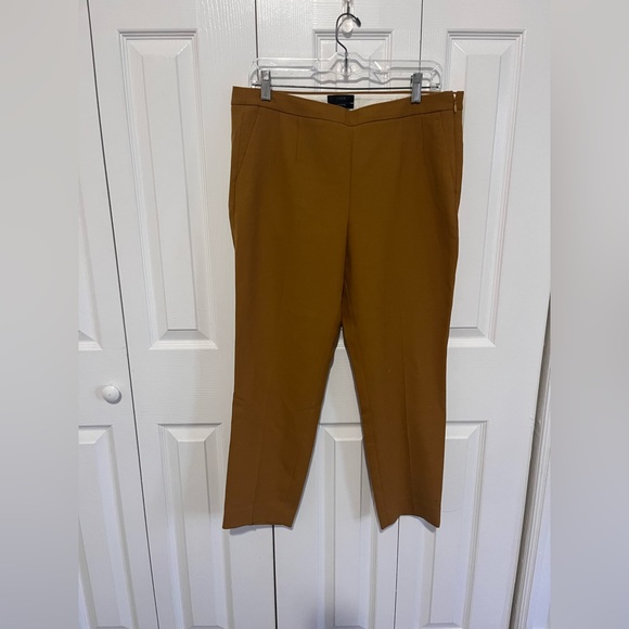 J.Crew Martie Ankle Pant Camel Size 12 - Picture 2 of 4